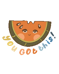 prcklypear happy watermelon you got this encouragement Sticker