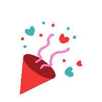 Party Celebrate Sticker by Jessica Lau