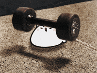 Workout 2D Animation GIF