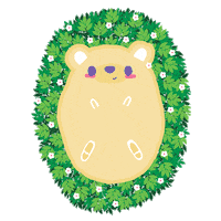 Hedgehog Mozo Sticker by MOZOMOZO もぞもぞ