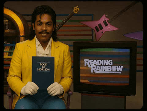 Book Of Mormon Reading GIF by Jukebox Saints
