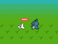 bandits art animation pixel blue GIF