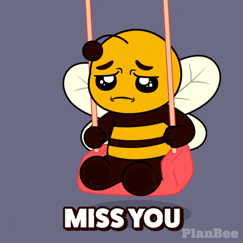 Sad Miss You GIF by Plan Bee Studios