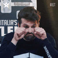 sad comedy GIF by Italia's Got Talent