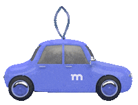 MafinRussia car xmas happy new year new year Sticker