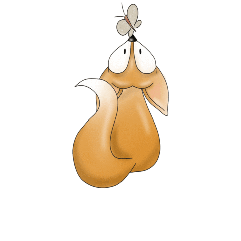 Ainigal giphygifmaker fox jump fall Sticker