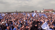 celebration applause GIF by Portsmouth Football Club