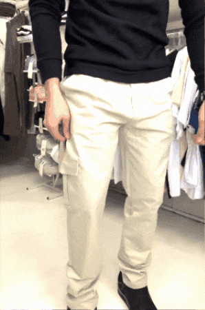 Pantalón Cargo Gabardina