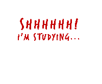 Silence Studying Sticker by unipd