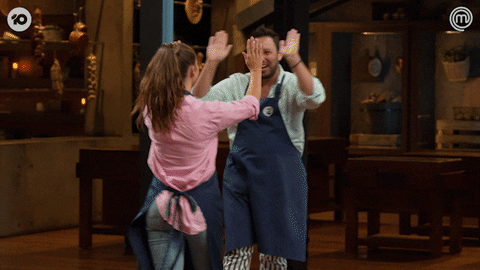 Hugging Love GIF by MasterChefAU