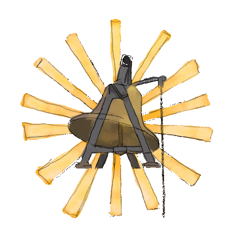 Beacon Ring The Bell Sticker by Valparaiso University