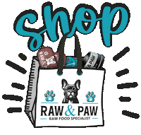 Dog Shop Sticker by Raw And Paw Co