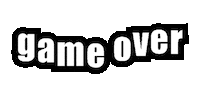 Game Over Sticker by SpoopyDrws