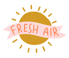 Fresh Air Summer Sticker by blurtitout