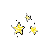 Stars Sparkle Sticker by DD Fuego