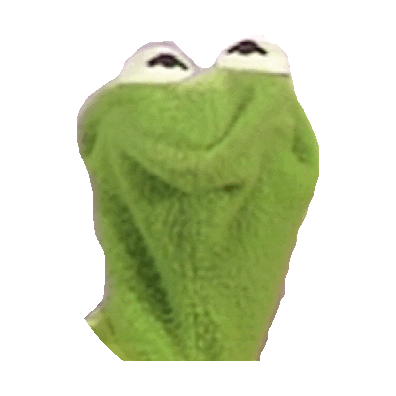 kermit STICKER by imoji