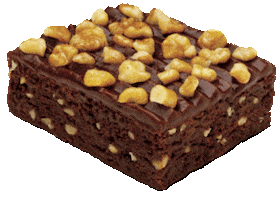 nuts brownie Sticker by Shaking Food GIFs
