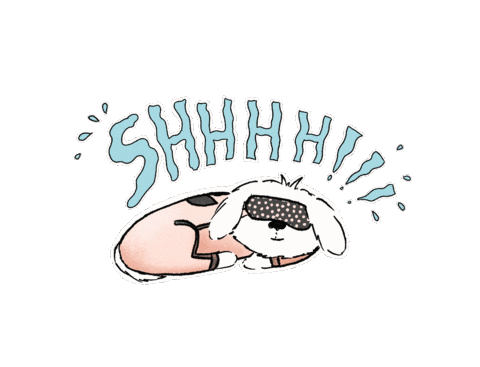 Fionaliemm giphyupload dog sleepy zzz Sticker