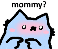 Cat Blushing GIF by sillynub