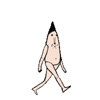 akahaneakahane こんにちは 歩く あ akahane Sticker