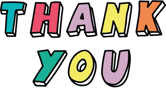 Thanks Love Sticker by Shannon Quirke