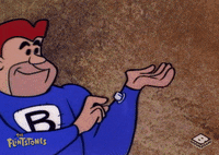 the flintstones workout GIF