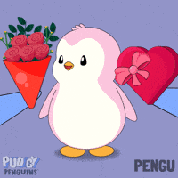I Love You Flowers GIF by Pudgy Penguins