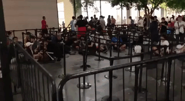 Crowds Wait in Line as New iPhone Goes on Sale in Singapore