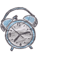 Time Clock Sticker by Demic