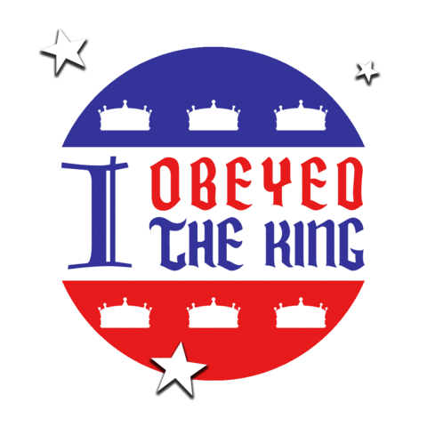yeoldetymenews crown king i voted medieval Sticker