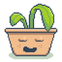 Sleepy Pixel Sticker