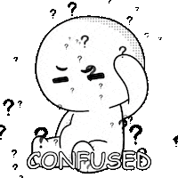 Confused Question Mark Sticker
