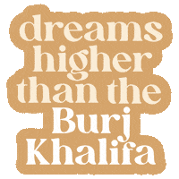 Burj Khalifa Love Sticker