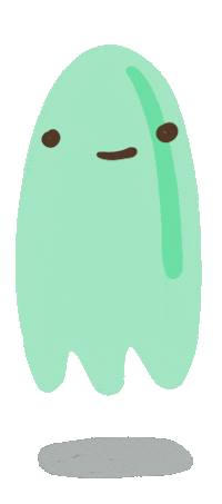 Happy Ghost Halloween Sticker by Betheny Waygood