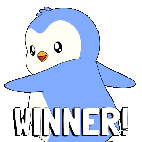 Dance Success Sticker by Pudgy Penguins