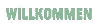 Willkommen Sticker by Bikini Berlin