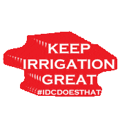 IDC_LLC idc irrigation idcdoesthat idcllc Sticker