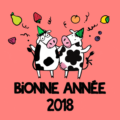 les2vaches giphyupload happy new year bonne annee GIF