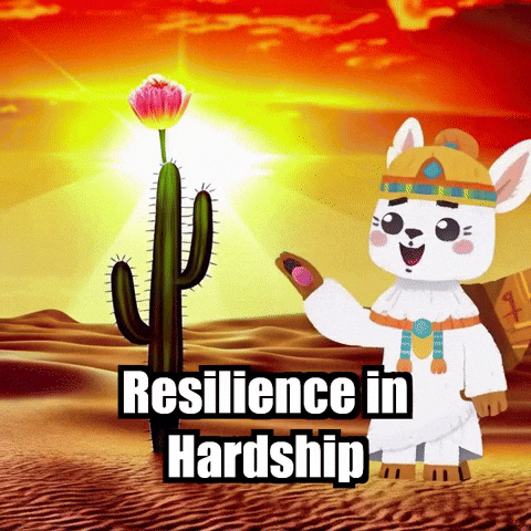 Wisdom Perseverance GIF by Llamaozi