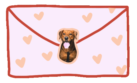 Dog Hearts Sticker