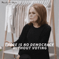 MichaelStarsInc voting feminist democracy go vote GIF