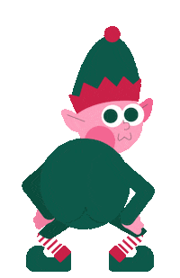 Christmas Twerk Sticker by Moy Agüero