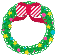 Christmas Circle Sticker by しまみほ