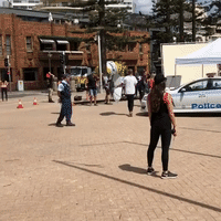 High Tide Attracts Onlookers at Manly Beach