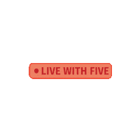 Breaking Going Live Sticker by Studio Five