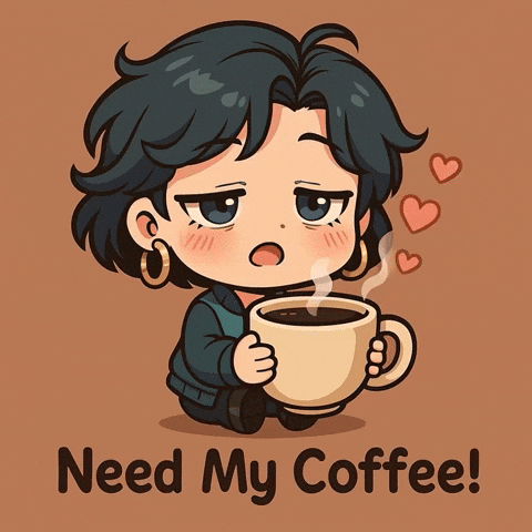 Sleepy Coffee Time GIF by Persona