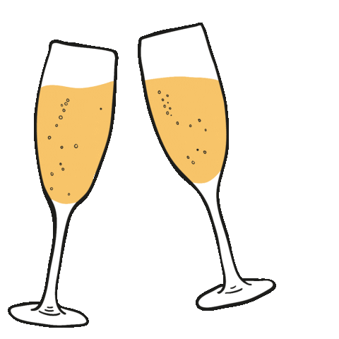 cs_tudarmstadt cheers champagne computer science sekt Sticker