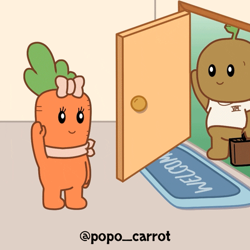 popo_carrot bye wave goodbye waving GIF