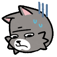 Cat Reaction Sticker by Ai and Aiko