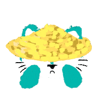 dojubo cute sad gato triste Sticker